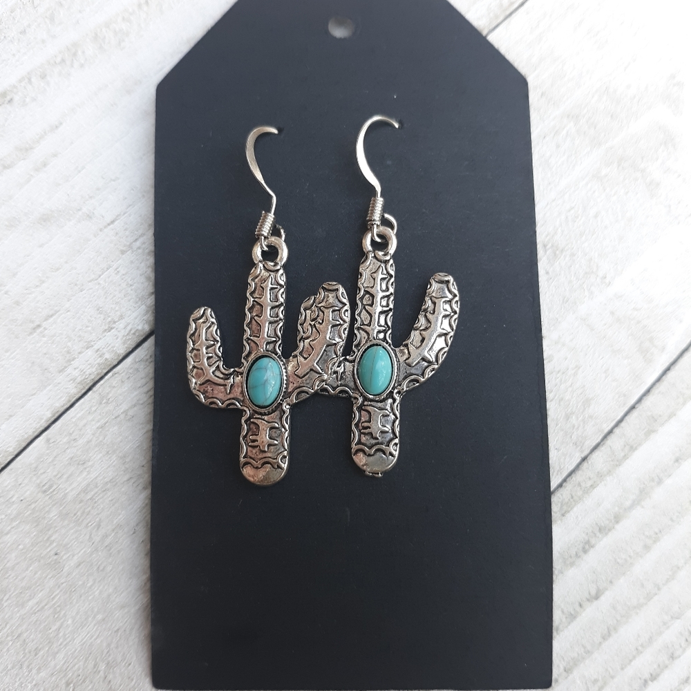 Cactus Dangle Earrings